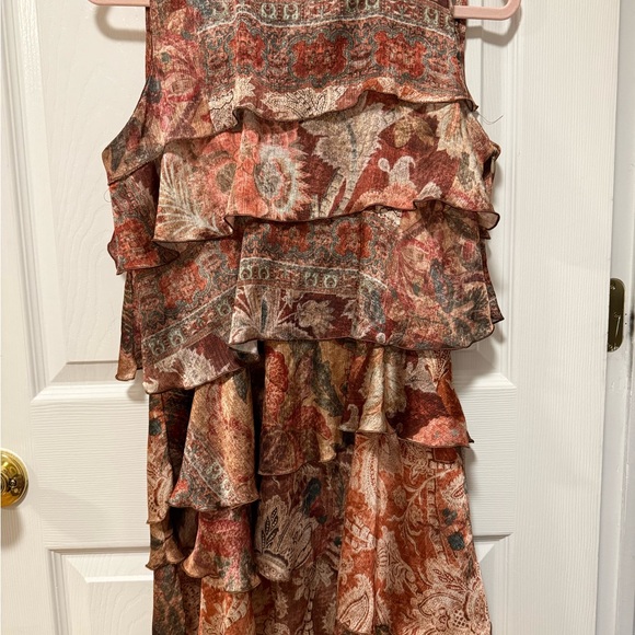 Chic Layered Ruffle Mini Dress - Picture 3 of 6